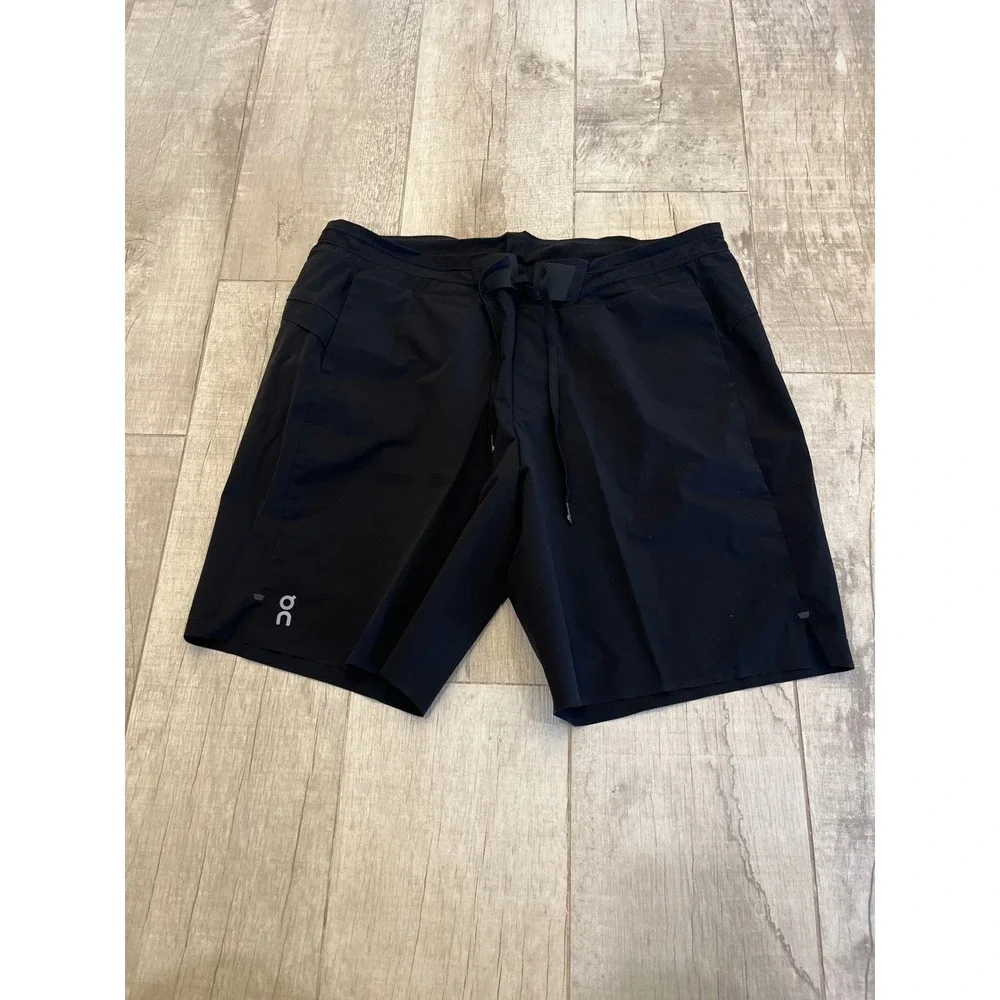 On Running Hybrid Shorts‎ XXL Black Swiss Engineering Athletic Training 2-in-1